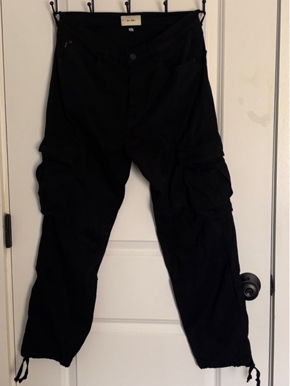 Women’s DL1961 Black, Cargo Joggers